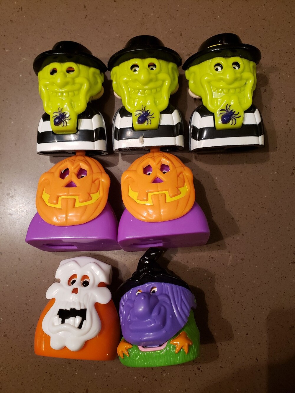 Vintage 1998 McDonald's Haunted Halloween Candy Dispensers
